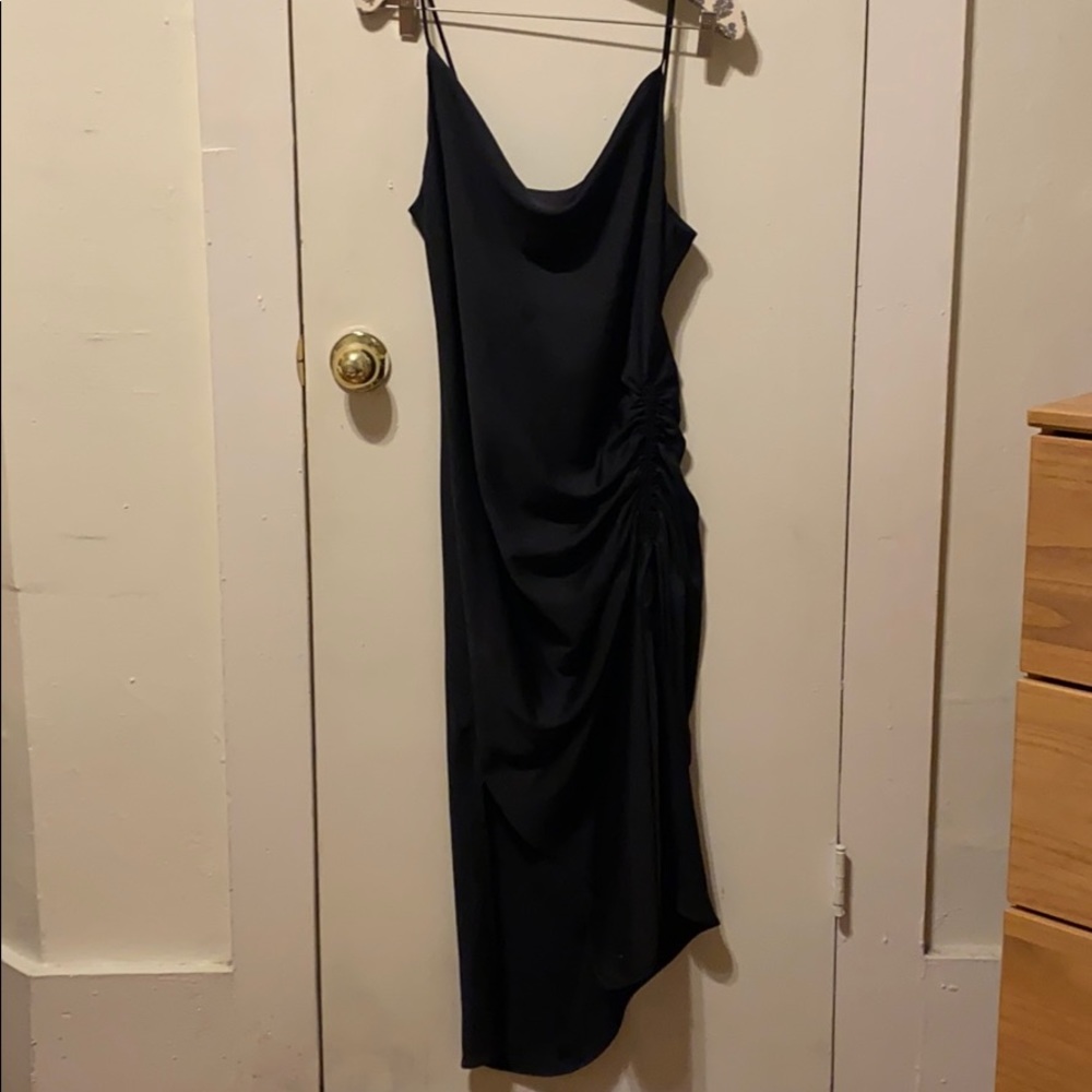 Zara silk slip dress